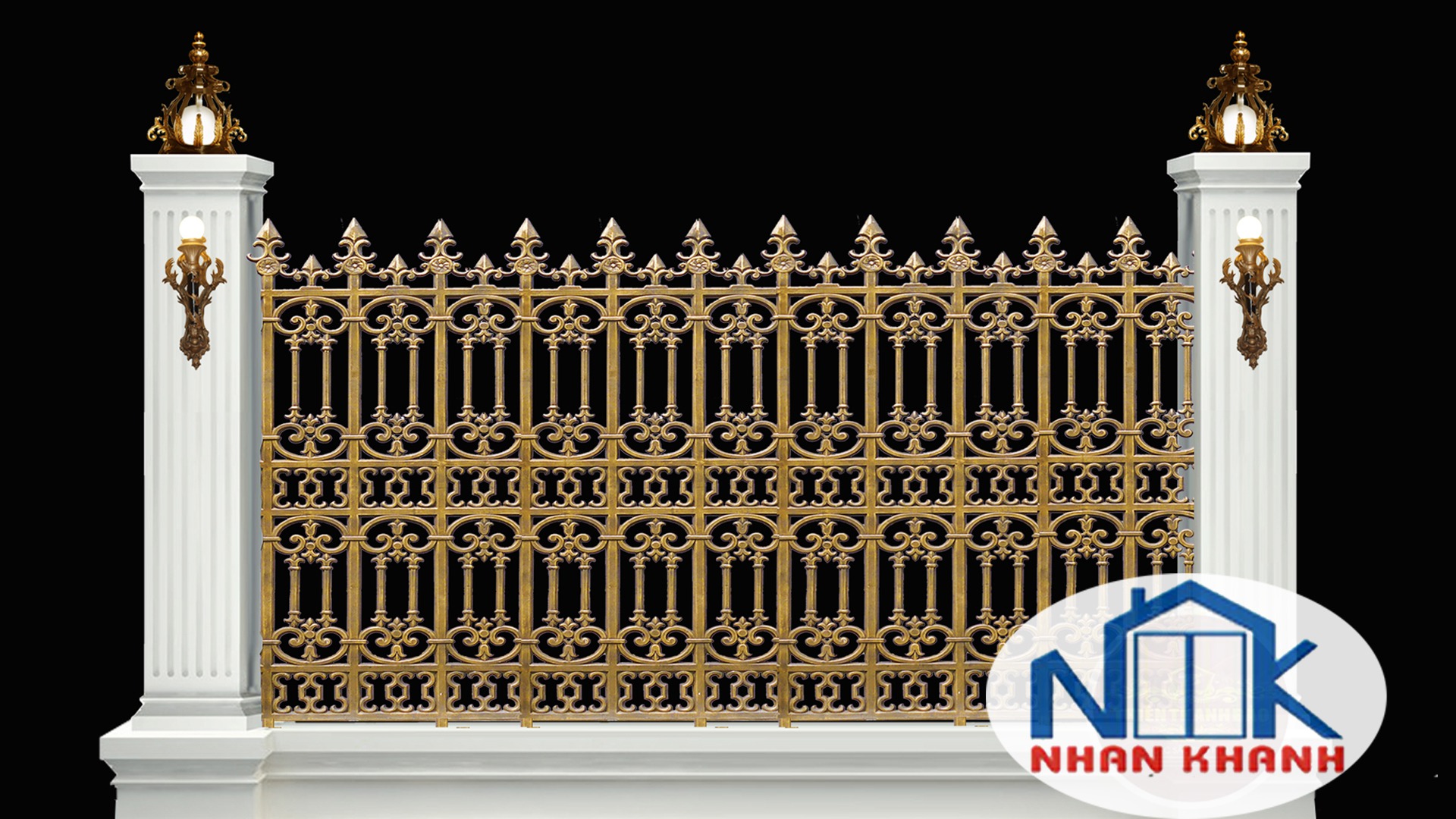 HÀNG RÀO NHÔM MẪU 04